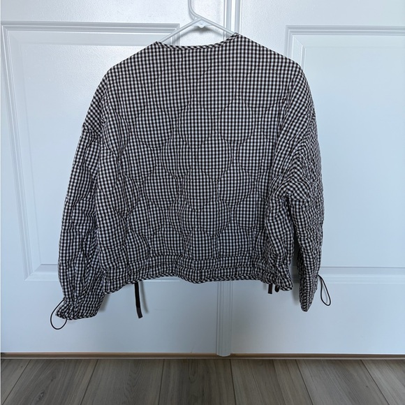 Mod Ref Brown and White Checkered Jacket - Picture 3 of 3